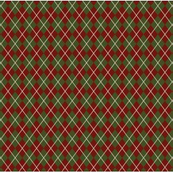 Designpapir R�d Harlekin 30,5 x 30,5 cm - Luna Hobby