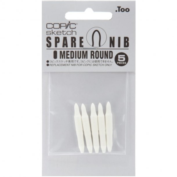 Copic Medium round spids til Sketch 5 stk