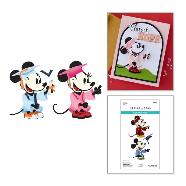 Die Classic Mouse Graduation Spellbinders S4-1533