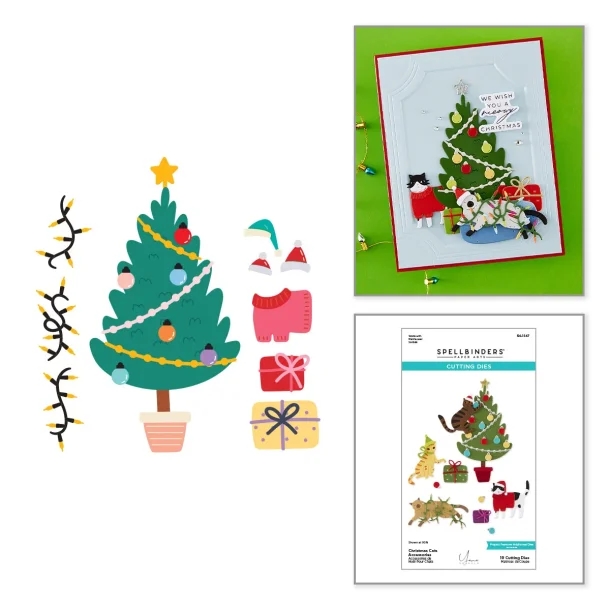 Die Christmas Cats Accessories S4-1547 Spellbinders
