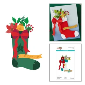 Die Old-Fashioned Christmas Stocking S5-777
