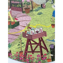 Spring Feeling RUNDT puslespil med 1000 brikker Vissevasse