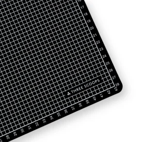 Skreunderlag sort Three Scoops