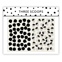 Stencil Jordb�r Three Scoops xxx
