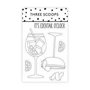Akrylstempel It's cocktail o'clock Three Scoops