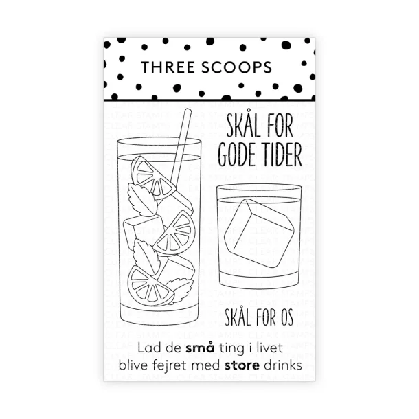 Akrylstempel Mojito Three Scoops