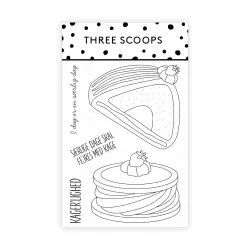 Akrylstempel Gsebryst &amp; Medalje Three Scoops