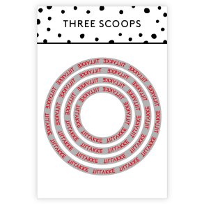 Three Scoops Die Tillykke cirkel 