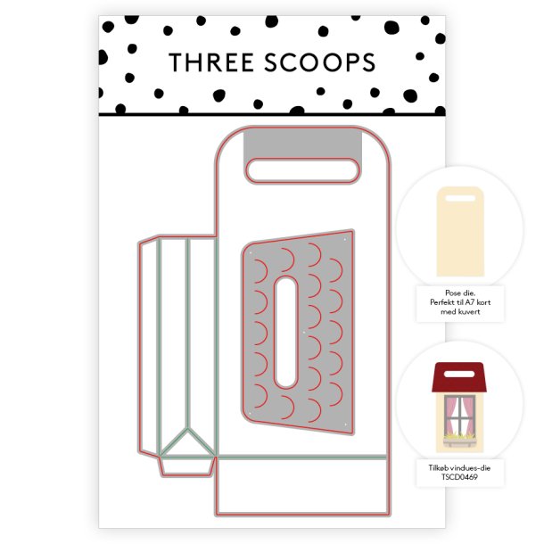 Die Pose die med tag Three Scoops