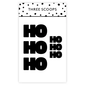 Die HO HO HO Three Scoops