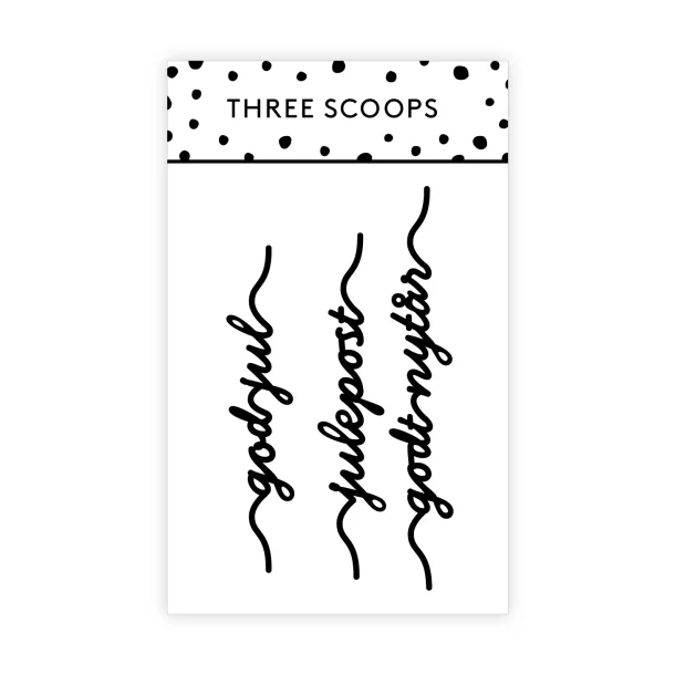 Die Tekster p snor jul Three Scoops