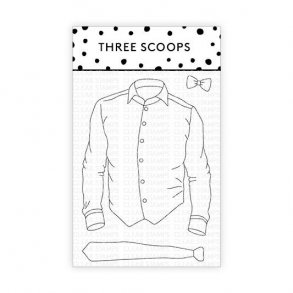 Akrylstempel Skjorte Three Scoops ST15