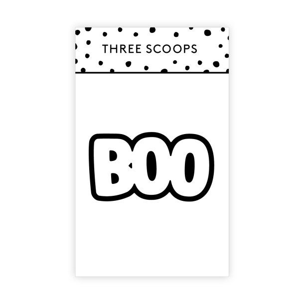 Three Scoops Die BOO tekst die