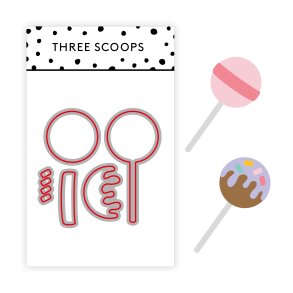 Three Scoops Die Slikkepind 