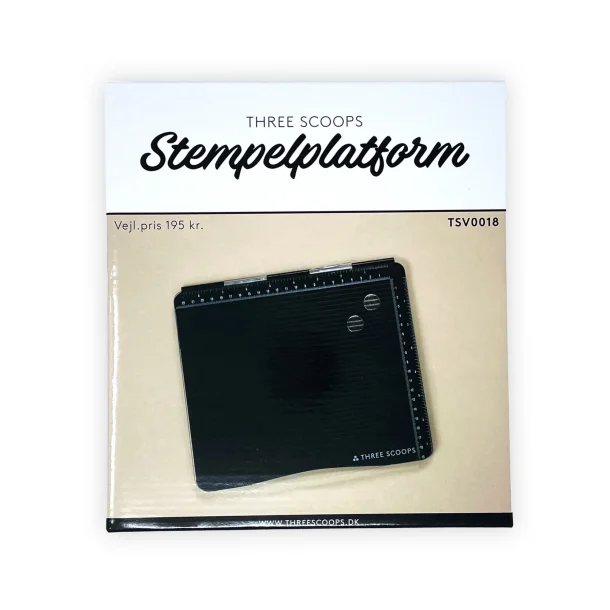 Stempelplatform Three Scoops