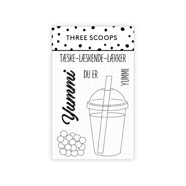 Three Scoops Stempel Bobbletea 