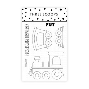 Three Scoops Stempelst Fdselsdags ekspressen