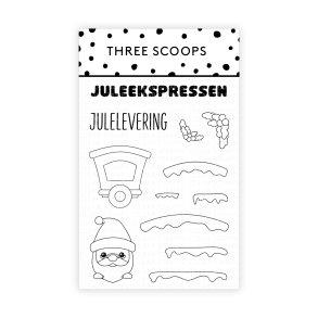 Three Scoops Stempelst Juletog ST22