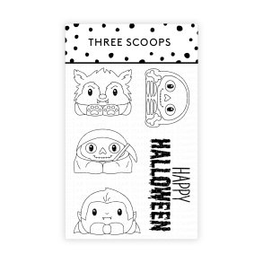 Three Scoops Stempelst Happy Halloween ST22