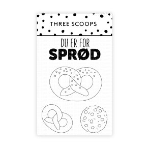 Three Scoops Stempelst Cookies & Kringler - Du er for sprd