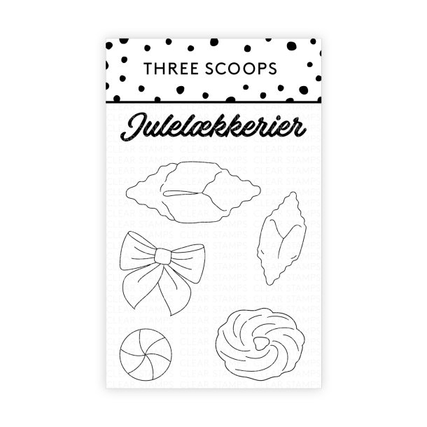 Three Scoops Stempelst Julelkkerier - smkager