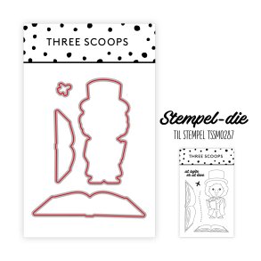 Three Scoops Die til H.C. Andersen BEMRK KUN DIE TIL STEMPELST. D25