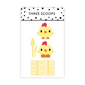 Die Kylling & halmballe Three Scoops 