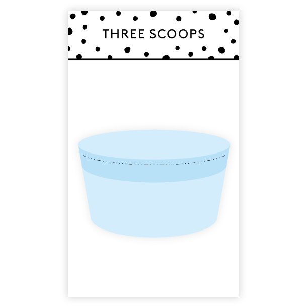 Die Slikskl Three Scoops