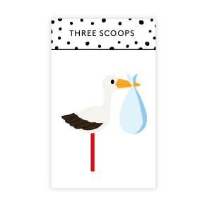 Die Stork Three Scoops