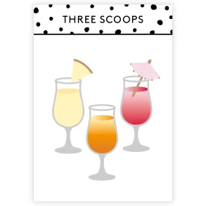 Die Pina colada glas Three Scoops