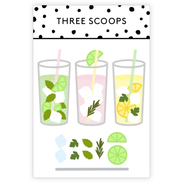 Die Mojito Lemonade glas Three Scoops