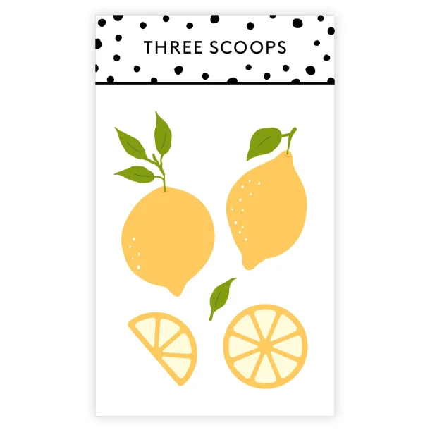 Die Citron Three Scoops