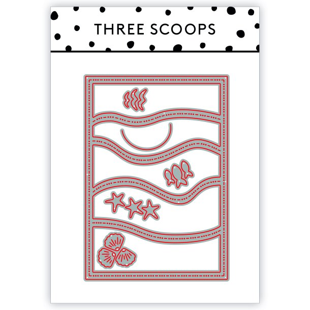 Die Baggrund Hav &amp; strand Three Scoops