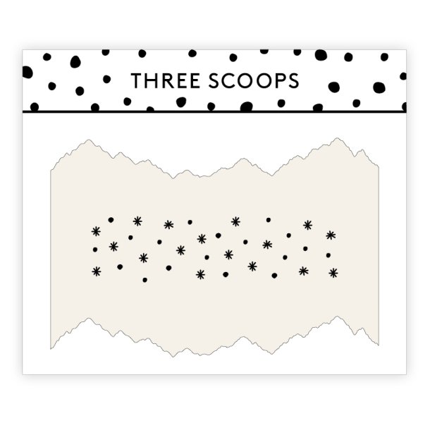 Stencil Bjerge Three Scoops