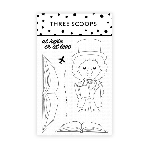 Three Scoops Akrylstempel H.C. Andersen