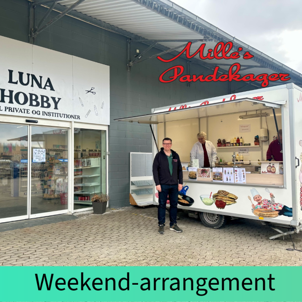 Hygge weekend med pandekagevogn d. 2. + 3. maj 2026
