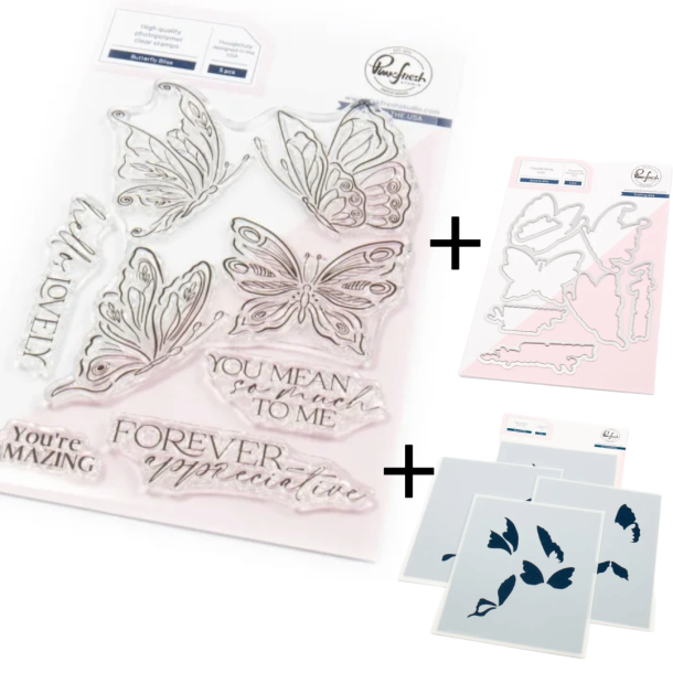 SAMPAK Butterfly Bliss - Pinkfresh Studio