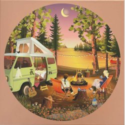 Van Life RUNDT puslespil med 1000 brikker Vissevasse