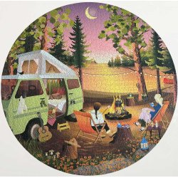 Van Life RUNDT puslespil med 1000 brikker Vissevasse