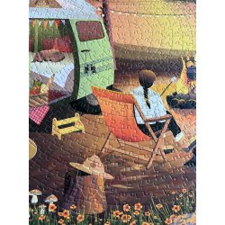 Van Life RUNDT puslespil med 1000 brikker Vissevasse