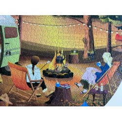 Van Life RUNDT puslespil med 1000 brikker Vissevasse