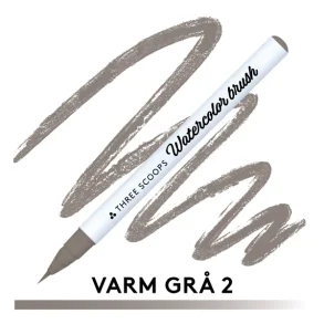 Watercolor brush - Varm gr 2
