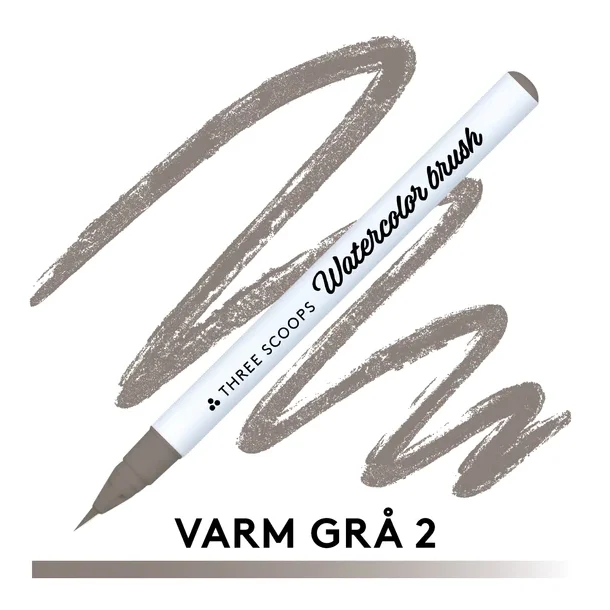 Watercolor brush - Varm gr 2