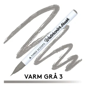 Watercolor brush - Varm gr 3