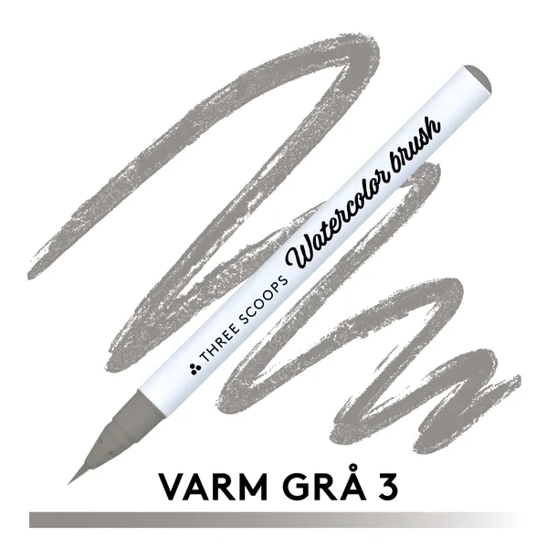 Watercolor brush - Varm gr 3