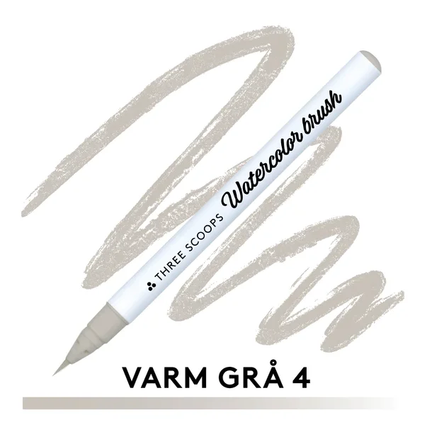 Watercolor brush - Varm gr 4