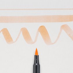 SAKURA Koi Color Brush Pen - Coral Red