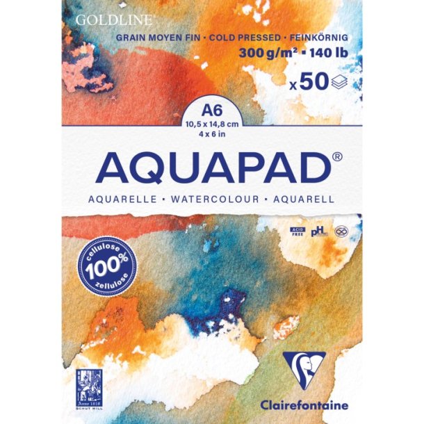 Aquapad A6 50ark 300g