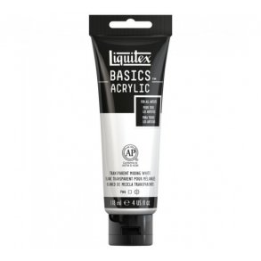 Acrylmaling Basics LIQUITEX 118ML Transparent Mixing White 430