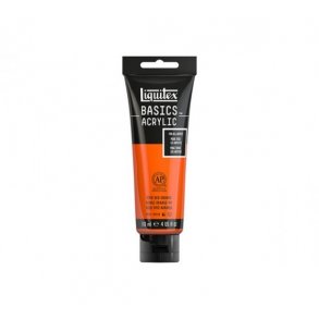 Acrylmaling Basics LIQUITEX 118ML VIVID RED ORANGE 620